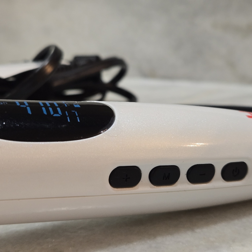 CHI Spin N Curl CA2318 - Rotating Curler 1" White/Gold, Ceramic - Picture 8 of 8